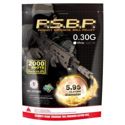 Billes 0.30g Perfect grises en sachet de 2000