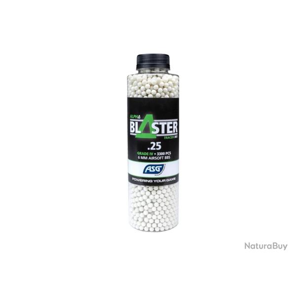 Billes 0.25g Alpha Blaster Tracantes Vertes en Bouteille de 3300