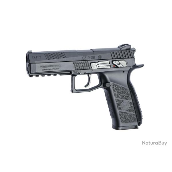 Pistolet GBB CZ P09- Duty CO2 4,5 -plombs ou BBS