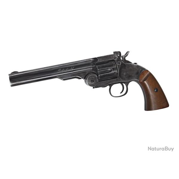 Revolver Schofield 6" CO2 Black Full Metal 4.5 Plombs