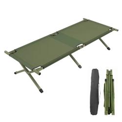 ENCHERE 1 EURO ....Lit de camp pliable d'ext&eacute;rieur, ultra-l&eacute;ger et compact
