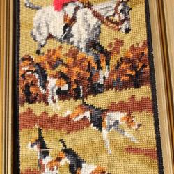 Canevas de chasse &agrave; courre