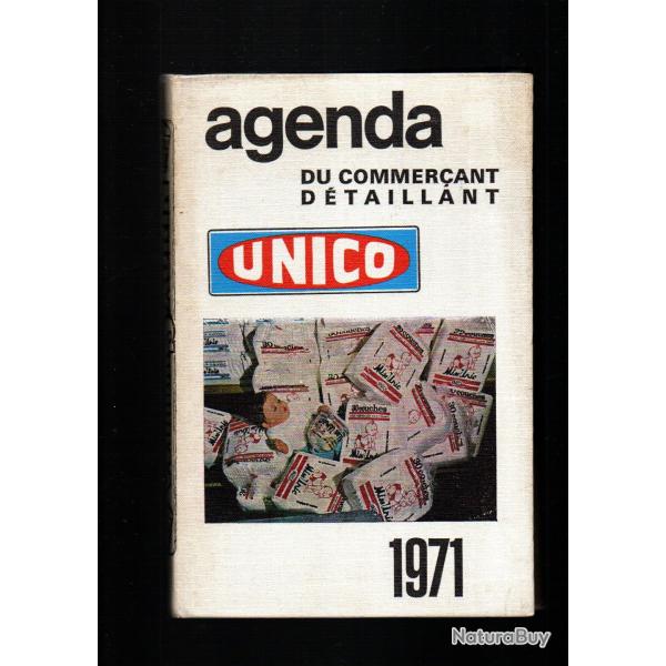 unico agenda du commer�ant d�taillant 1971