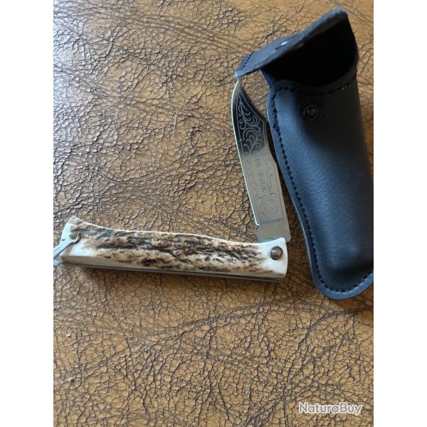 Beau Douk Douk custom plaquettes bois de cerf �paisses
