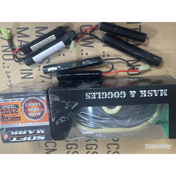 Lot accessoires airsoft l1