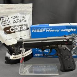 Pack Pr&ecirc;t a Tirer PISTOLET 6MM M92 HW RESSORT - AIRSOFT