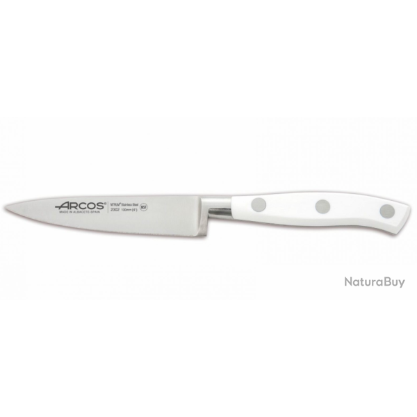 Arcos Riviera Blanc 230224 - Couteau d'Office Forg� NITRUM� 10 cm