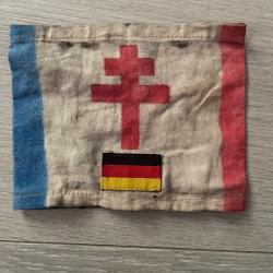 D'un brassard fran&ccedil;ais F.F.I ww2