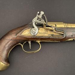 Pistolet &agrave; silex de marine