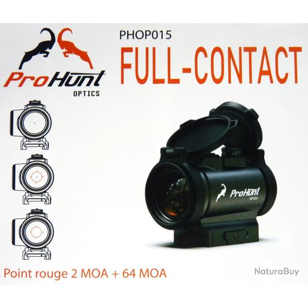 Point Rouge ProHunt Full-Contact 2MOA 3 Reticules