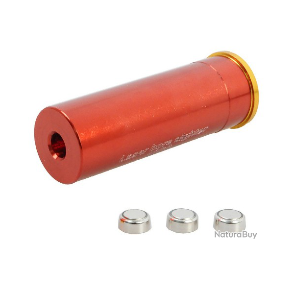UNE CARTOUCHE LASER DE R�GLAGE CALIBRE 12