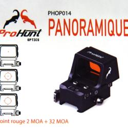 Point Rouge Panoramique ProHunt 2MOA 3 Reticules