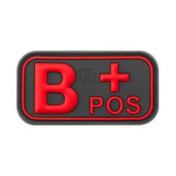 JTG Bloodtype Rubber Patch B Pos Glow - R&eacute;f: 10173460100