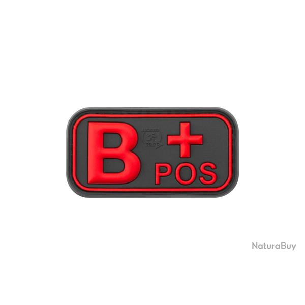 JTG Bloodtype Rubber Patch B Pos Blackmedic - R�f: 10173450500
