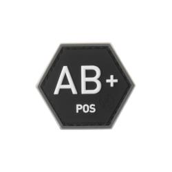 JTG Bloodgroup Hexagon Rubber Patch AB Pos SWAT - R&eacute;f: 10865451700