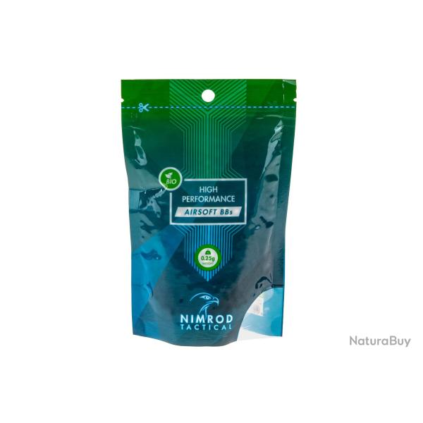 Nimrod 0.25g Bio BB High Performance 1000rds White - R�f: 11354100100