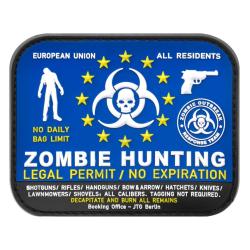 JTG Zombie Hunter Rubber Patch Multicolor - R&eacute;f: 10311950000