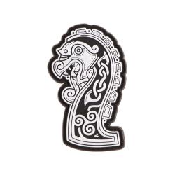 JTG Northman Dragon Ship Head Rubber Patch White - R&eacute;f: 11232600100