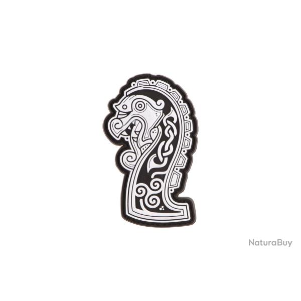 JTG Northman Dragon Ship Head Rubber Patch White - R�f: 11232600100