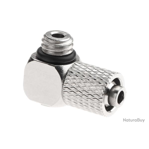 EpeS HPA 6mm Hose Coupling with Screwed Catch 90 Degree - Outer M6 Thread - R�f: 11203000000
