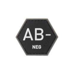 JTG Bloodgroup Hexagon Rubber Patch AB Neg SWAT - R&eacute;f: 10865551700