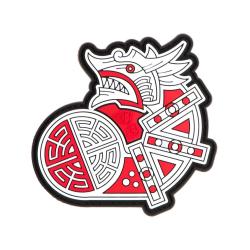 JTG Viking Dragon Ship Head Rubber Patch Multicolor - R&eacute;f: 11232850000