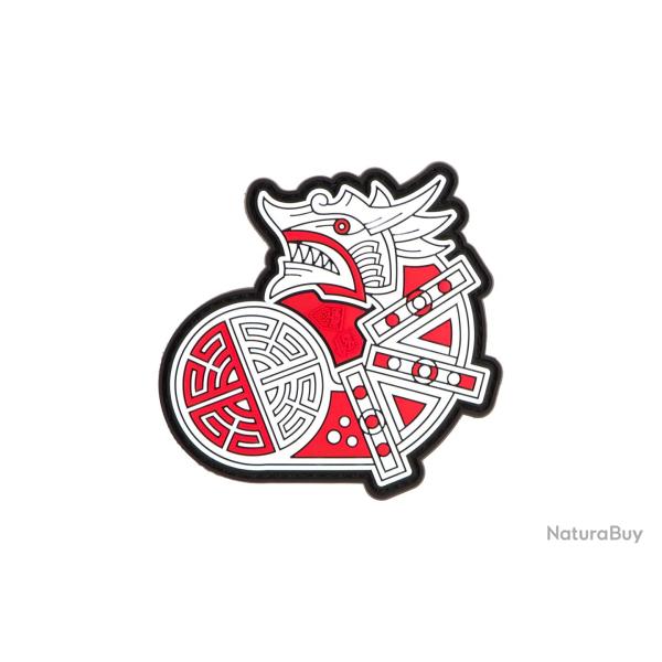 JTG Viking Dragon Ship Head Rubber Patch Multicolor - R�f: 11232850000