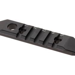 WADSN 5-Slot Aluminum Rail for M-LOK & Keymod Black - R&eacute;f: 11062606000