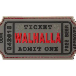 JTG Large Walhalla Ticket Rubber Patch Grey - R&eacute;f: 10567210000