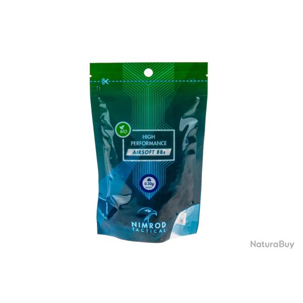 Nimrod 0.30g Bio BB High Performance 1000rds White - R�f: 11354500100