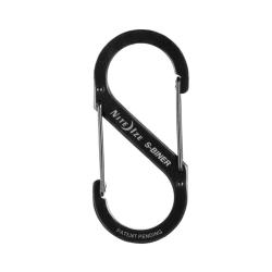 Nite Ize S-Biner Steel #4 Black - R&eacute;f: 10377106000