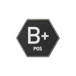 JTG Bloodgroup Hexagon Rubber Patch B Pos SWAT - R&eacute;f: 10865251700
