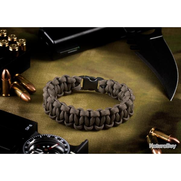 Invader Gear Paracord Bracelet Compact Grey - R�f: 10355610000