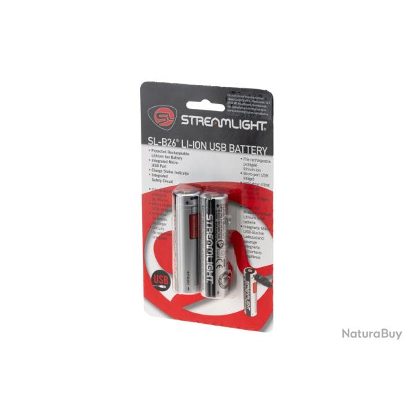 Streamlight SL-B26 Li-ion USB 2-Pack Black - R�f: 12404806000