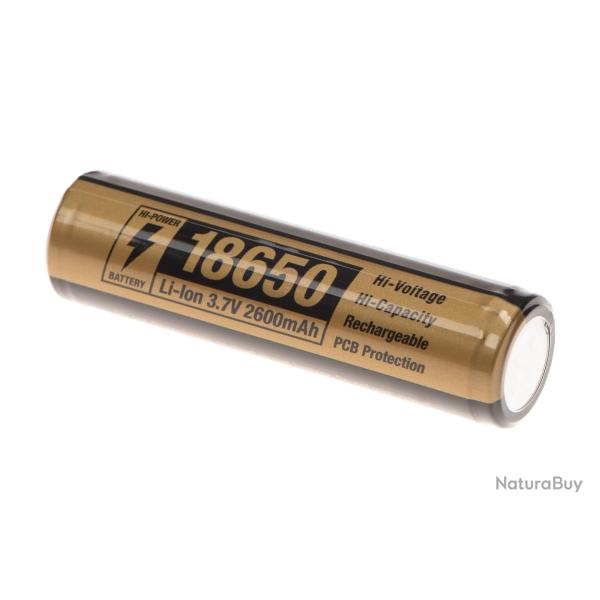 Clawgear 18650 Battery 3.7V 2600mAh Black/Red - R�f: 11002850300