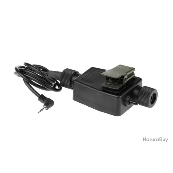 Z-Tactical zTEA PTT Motorola 1-Pin Connector Black - R�f: 10251606000