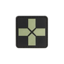 JTG Red Cross Rubber Patch 40mm Ranger Green - R&eacute;f: 10864120200