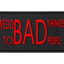 JTG We do bad Things Rubber Patch SWAT - R&eacute;f: 10193151700