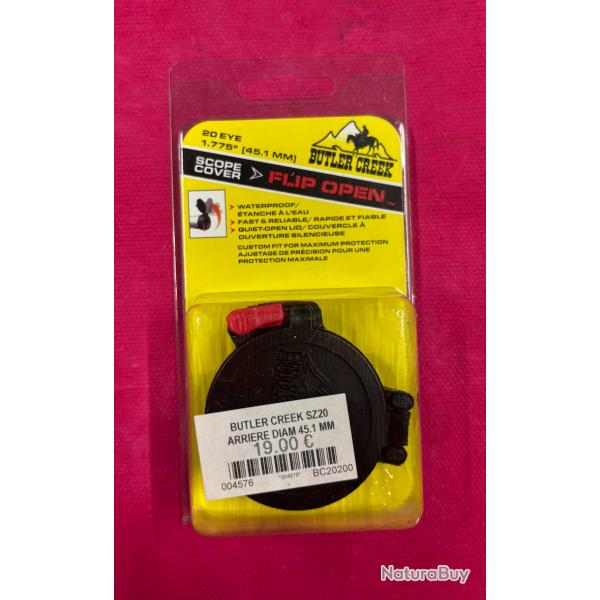 Butler Creek Flip Open Scope Cover 20 Eye - 45,1 mm