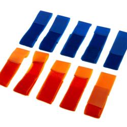 Invader Gear Team Patch Set Blue / Orange 10 pcs - R&eacute;f: 10410400000