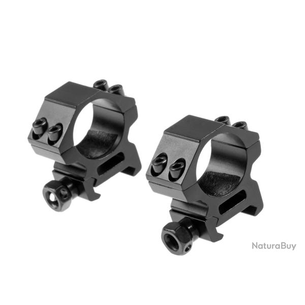 Pirate Arms 25.4mm Low Type Mount Rings Black - R�f: 10497906000