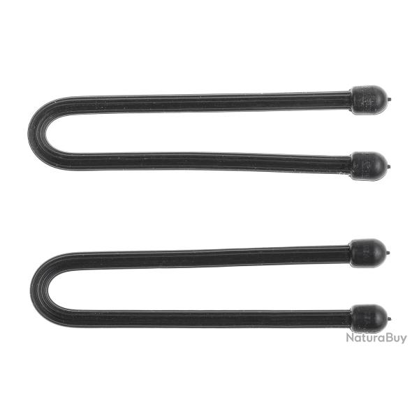 Nite Ize Gear Tie Reusable Rubber Twist Tie 6 2pcs Black - R�f: 12285806000