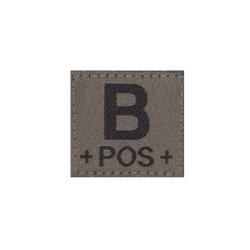 Clawgear B Pos Bloodgroup Patch RAL7013 - R&eacute;f: 10499933200