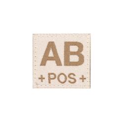 Clawgear AB Pos Bloodgroup Patch RAL7013 - R&eacute;f: 10500033200