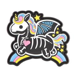JTG Skeleton Unicorn Rubber Patch Multicolor - R&eacute;f: 11234650000
