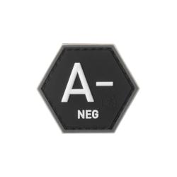 JTG Bloodgroup Hexagon Rubber Patch A Neg SWAT - R&eacute;f: 10864951700