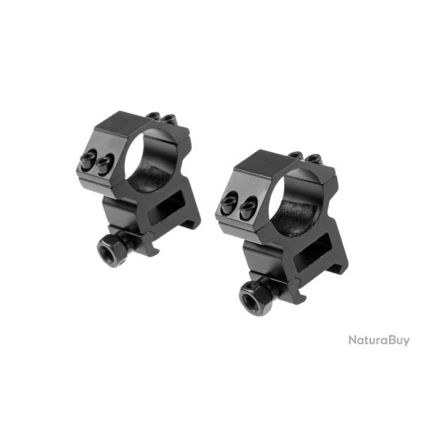 Pirate Arms 25.4mm High Type Mount Rings Black - R�f: 10498006000