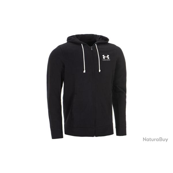 Under Armour UA Rival Terry LC FZ M Black - R�f: 11339106030