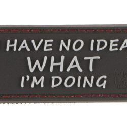 JTG I Have No Idea Rubber Patch Black - R&eacute;f: 12836706000