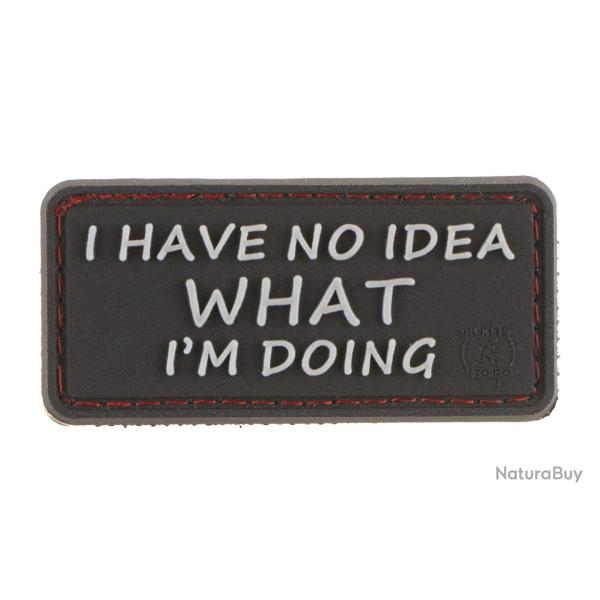 JTG I Have No Idea Rubber Patch Black - R�f: 12836706000